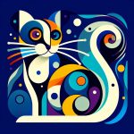 Abstract Whiskers: Exploring Cat-Inspired Abstract Art