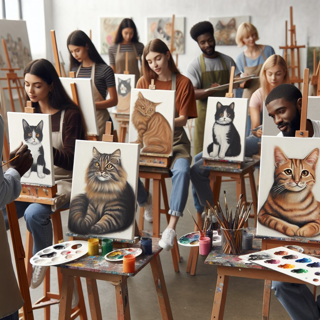 Artistic Adventures: Joining Cat Art Classes and Workshops