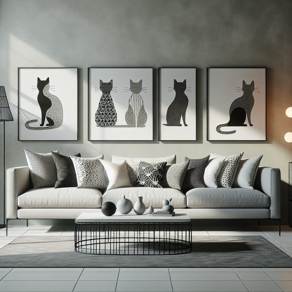 Contemporary Cat Creations: The Presence of Cat Art in Modern Design