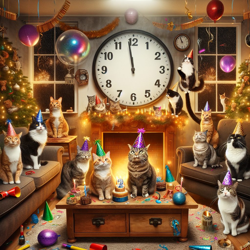 Countdown with Cats: Including Your Feline Friends in New Year's Eve Traditions