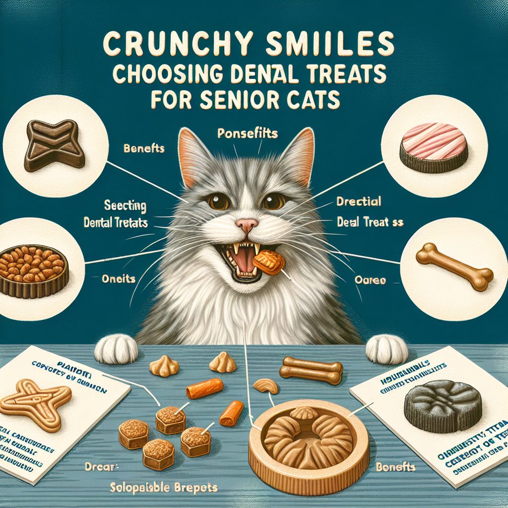 Crunchy Smiles: Choosing Dental Treats for Senior Cats