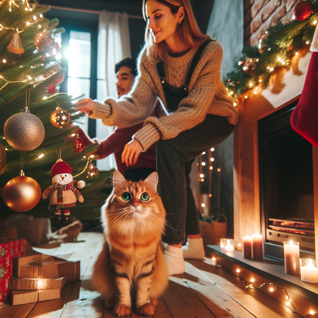 Deck the Paws: Decorating for Christmas with Cat Safety in Mind