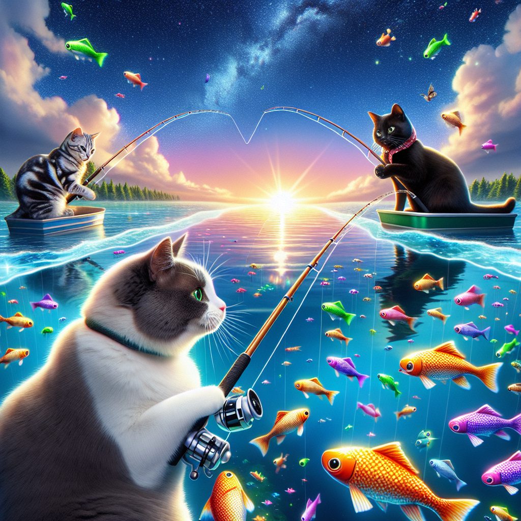 Fishing Frenzy: Interactive Cat Fishing Games for Kitty Fun