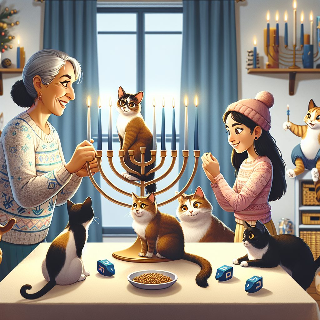 Hanukcat: Celebrating Hanukkah in a Cat-Friendly Manner