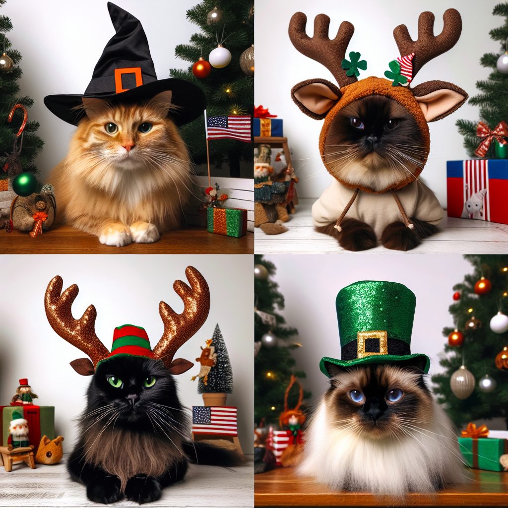 Holiday Hues: Dressing Up Your Cat for Various Celebrations