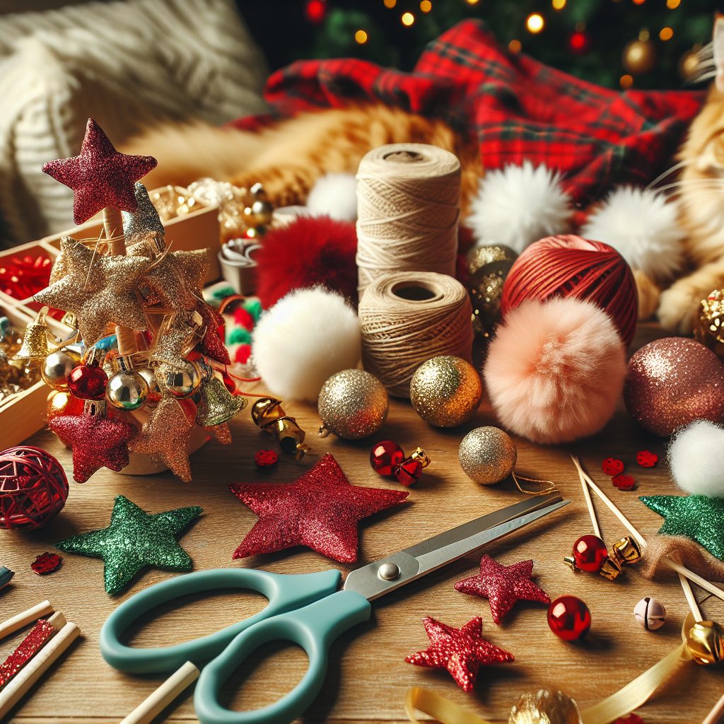 Homemade Whiskers: Crafting DIY Christmas Ornaments for Your Cat