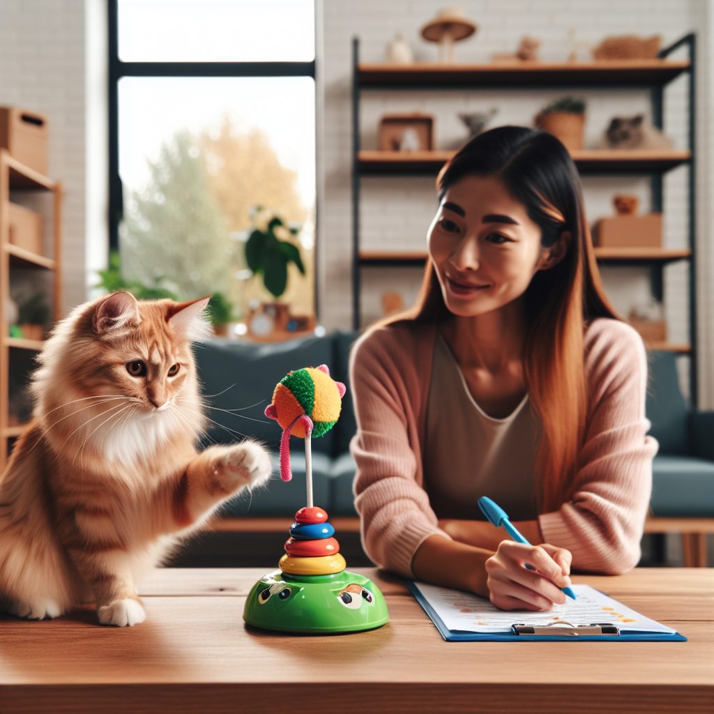 Playful Learning: Integrating Interactive Play into Cat Training