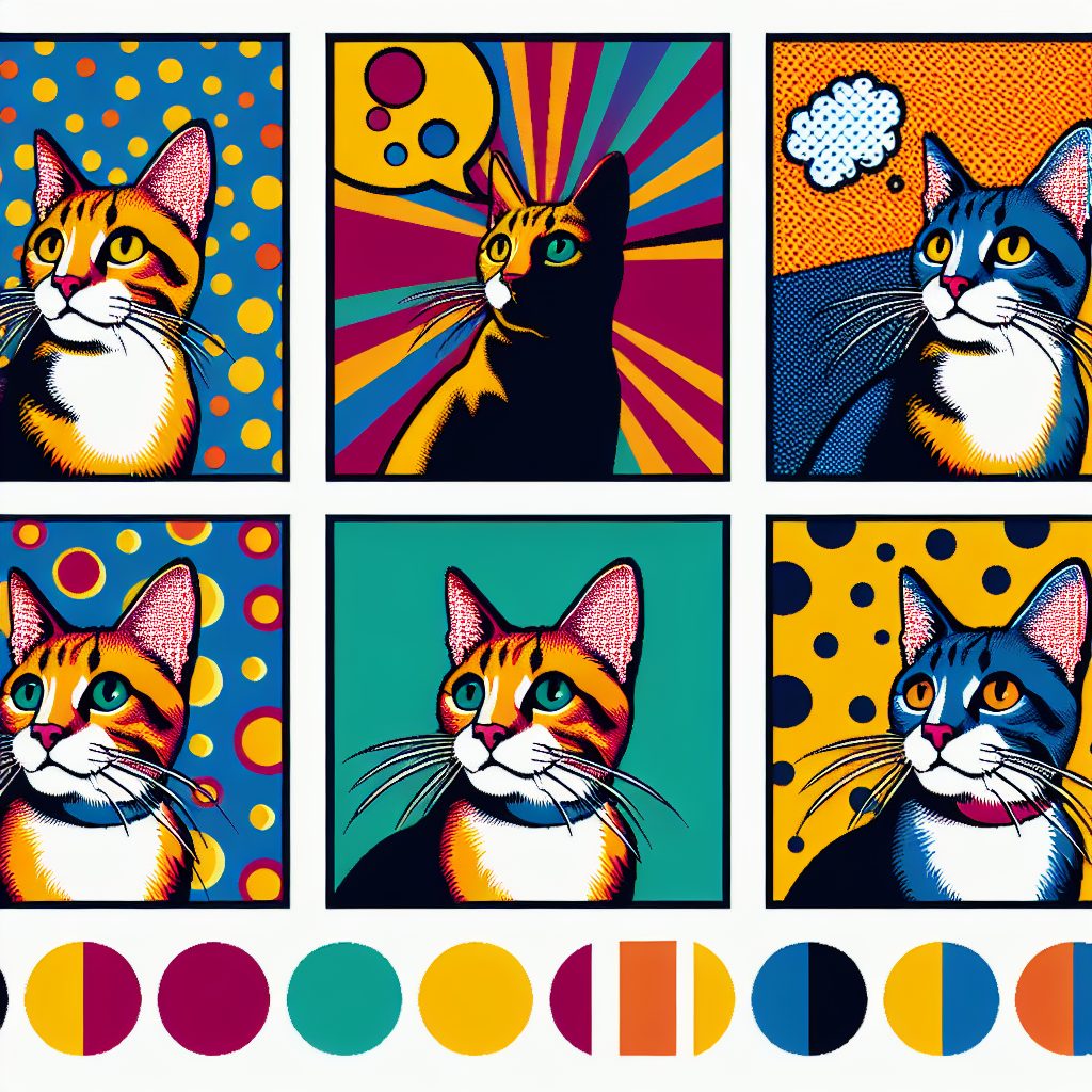 Pop Art Purr-spectives: Exploring Cat Art in Popular Culture