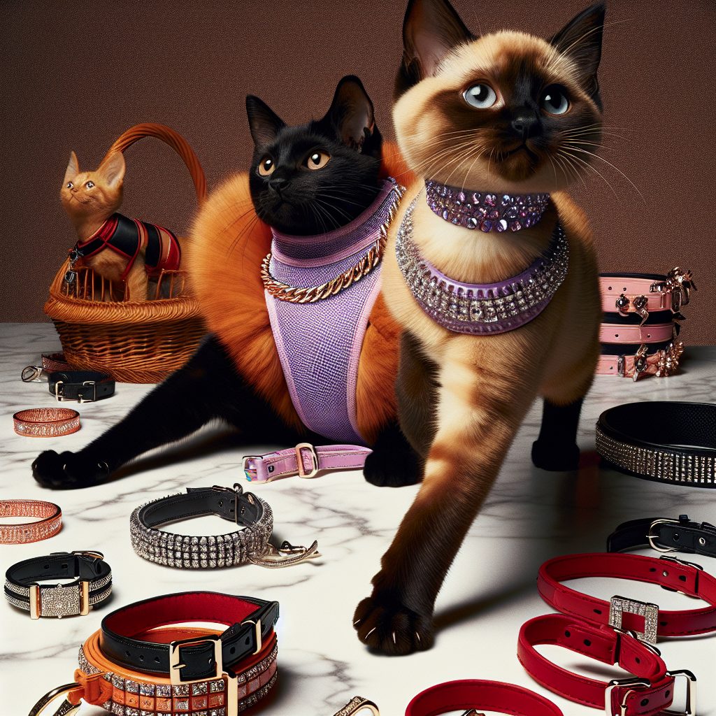 Trendsetting Tails: Embracing Trendy Cat Collars and Harnesses