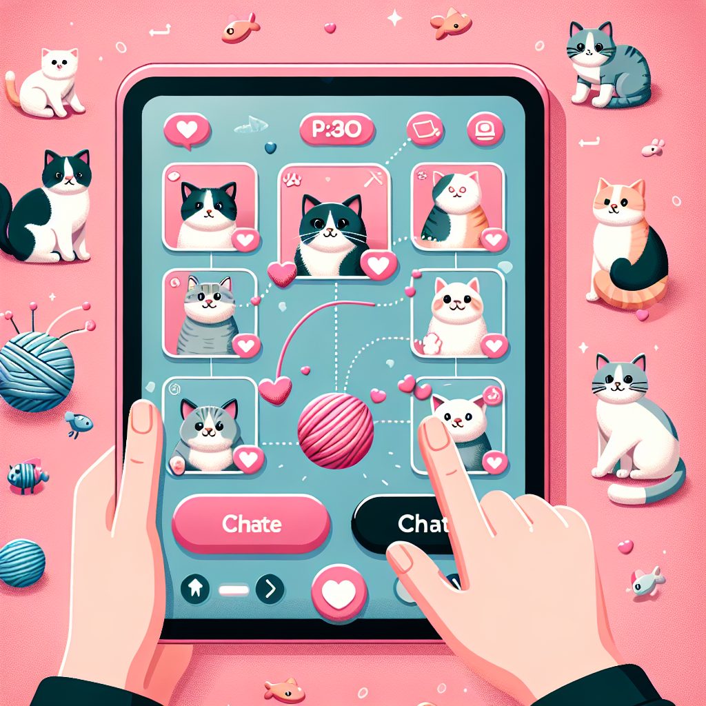 Virtual Playdates: Connecting Cats through Apps