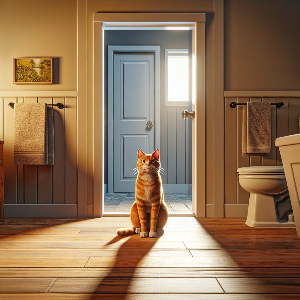 Why Does My Cat Wait For Me Outside The Bathroom?